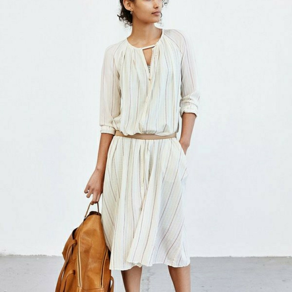 knee length dresses for ladies VESTA Vintage Jersey Dress